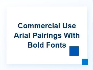 Complementing Arial with Bold Display Fonts